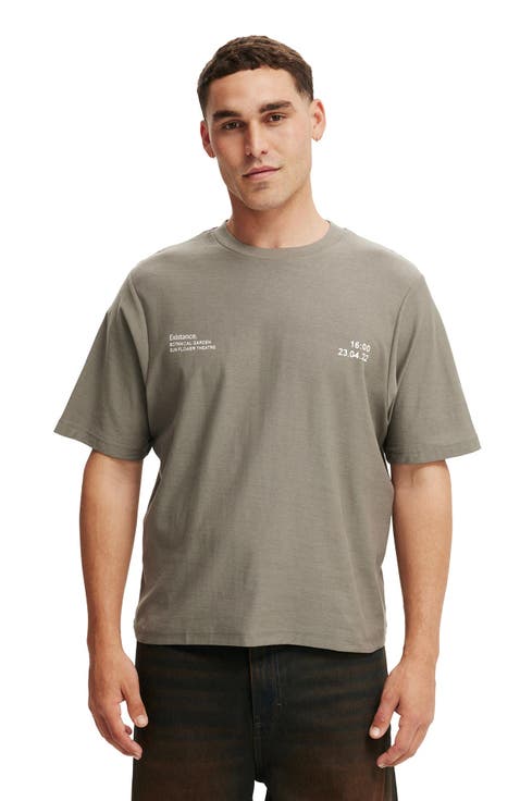 Men's Cropped Fit Graphic T-Shirt