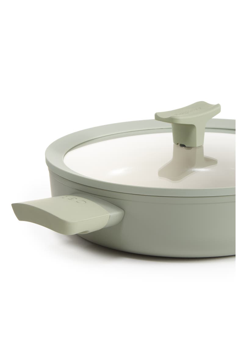 Leo Balance 10.25-Inch Covered Saute Pan, Alternate, color, SAGE