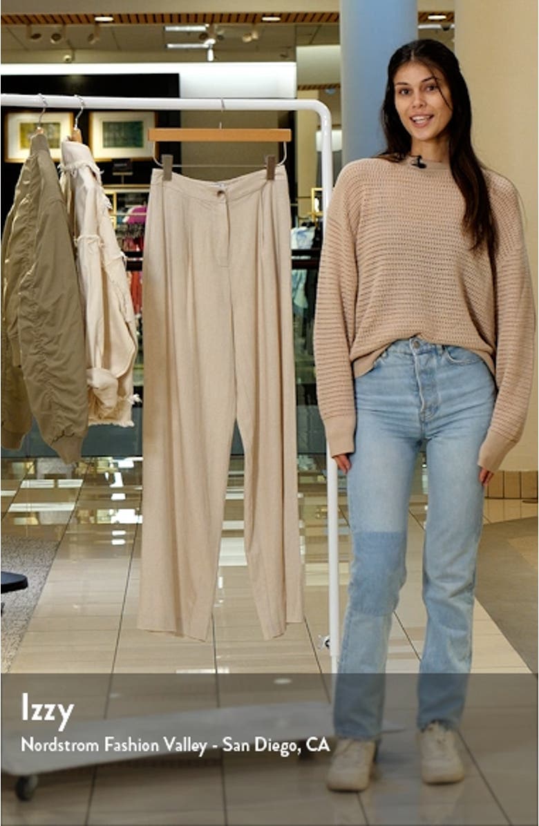 Pleated Wide Leg Suit Trousers, sales video thumbnail