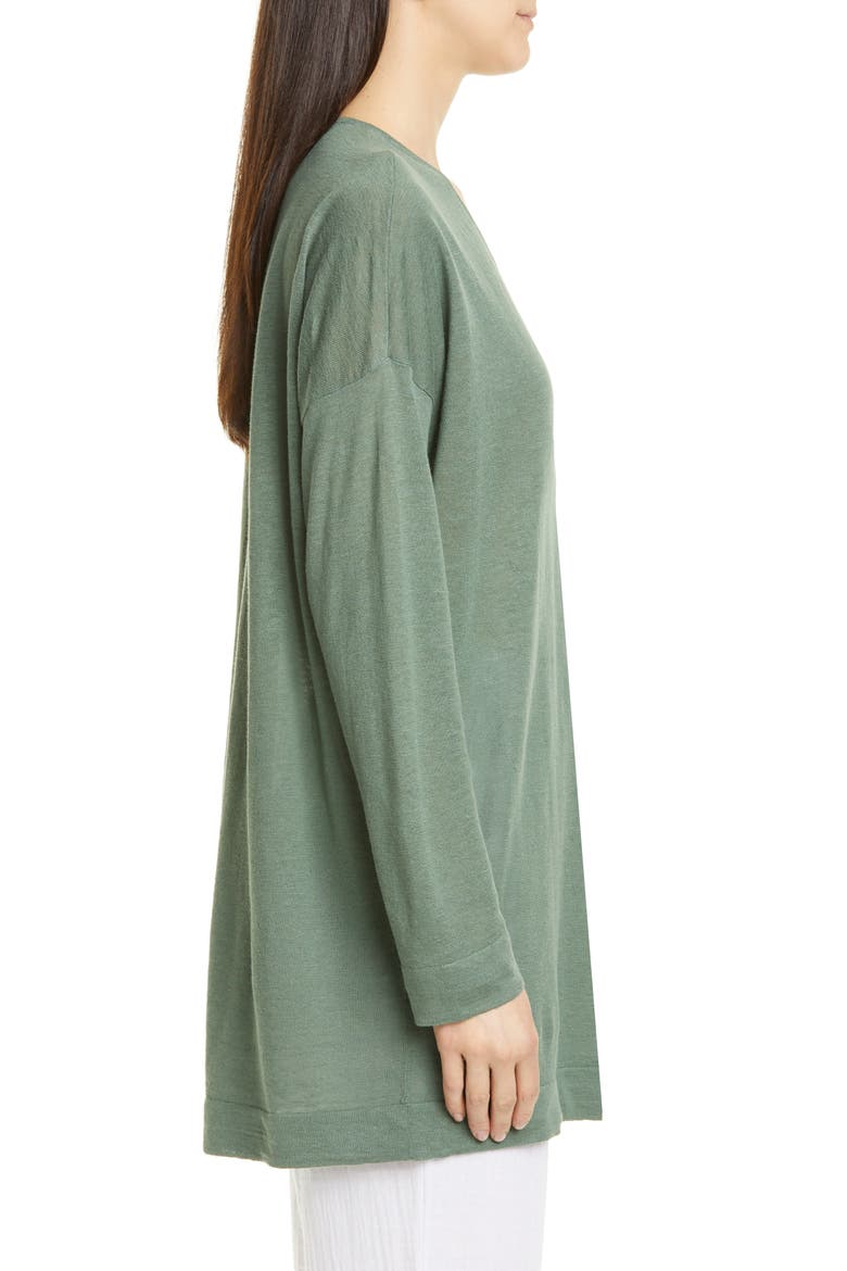 V-Neck Tunic, Alternate, color, NORI