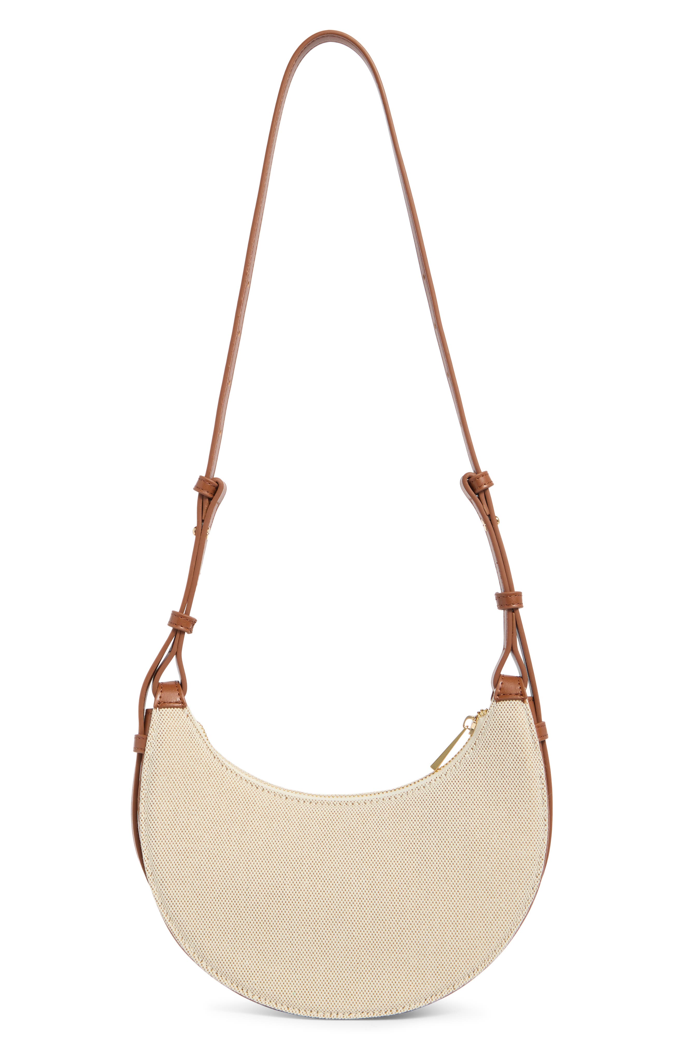 Sharon Canvas Crossbody Bag, Alternate, color, BROWN CANVAS