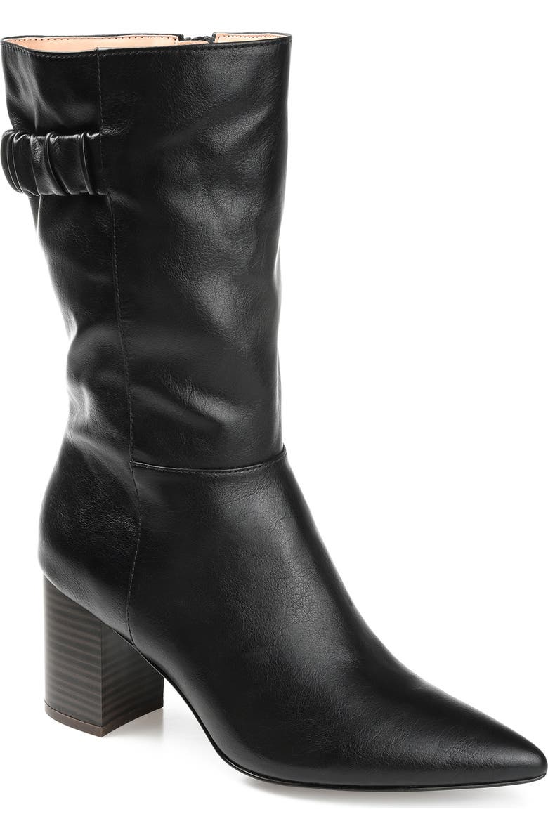 Journee Collection Wilo Vegan Leather Boot, Main, color,