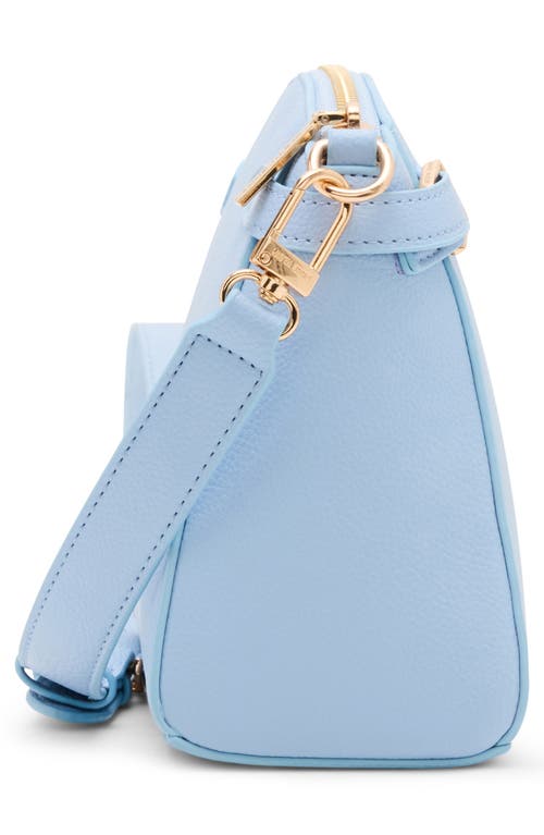 Anne Klein Belted Dome Crossbody Bag In Blue