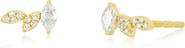 EF Collection Marquise Diamond Stud Earrings