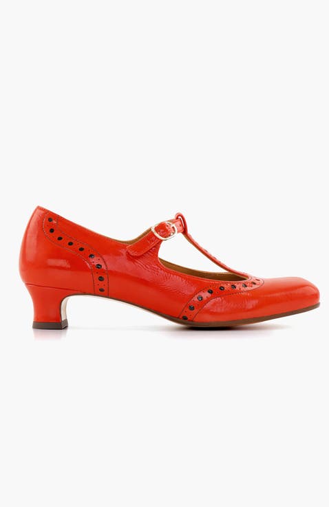 Patent leather Buckle Pump