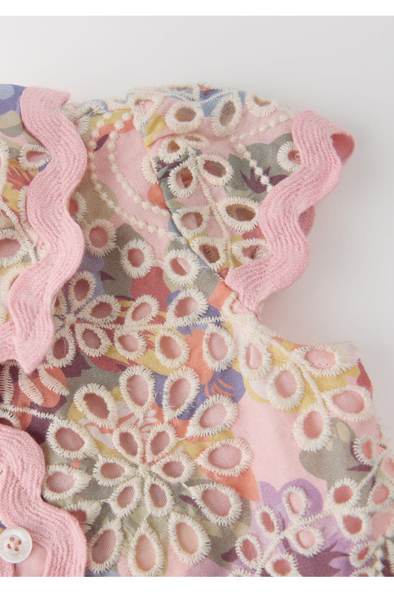 Alanna Embroidered Romper, Alternate, color, Floral