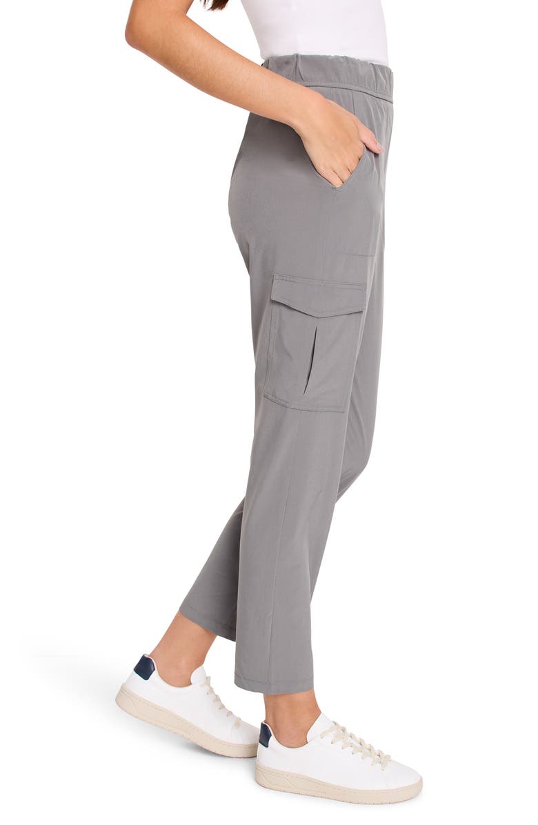 NZ ACTIVE by NIC+ZOE Tech Stretch Ankle Cargo Pants, Alternate, color, Dark Olive