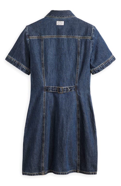 Levi's Rinoa Short Sleeve Denim Shirtdress In Blue
