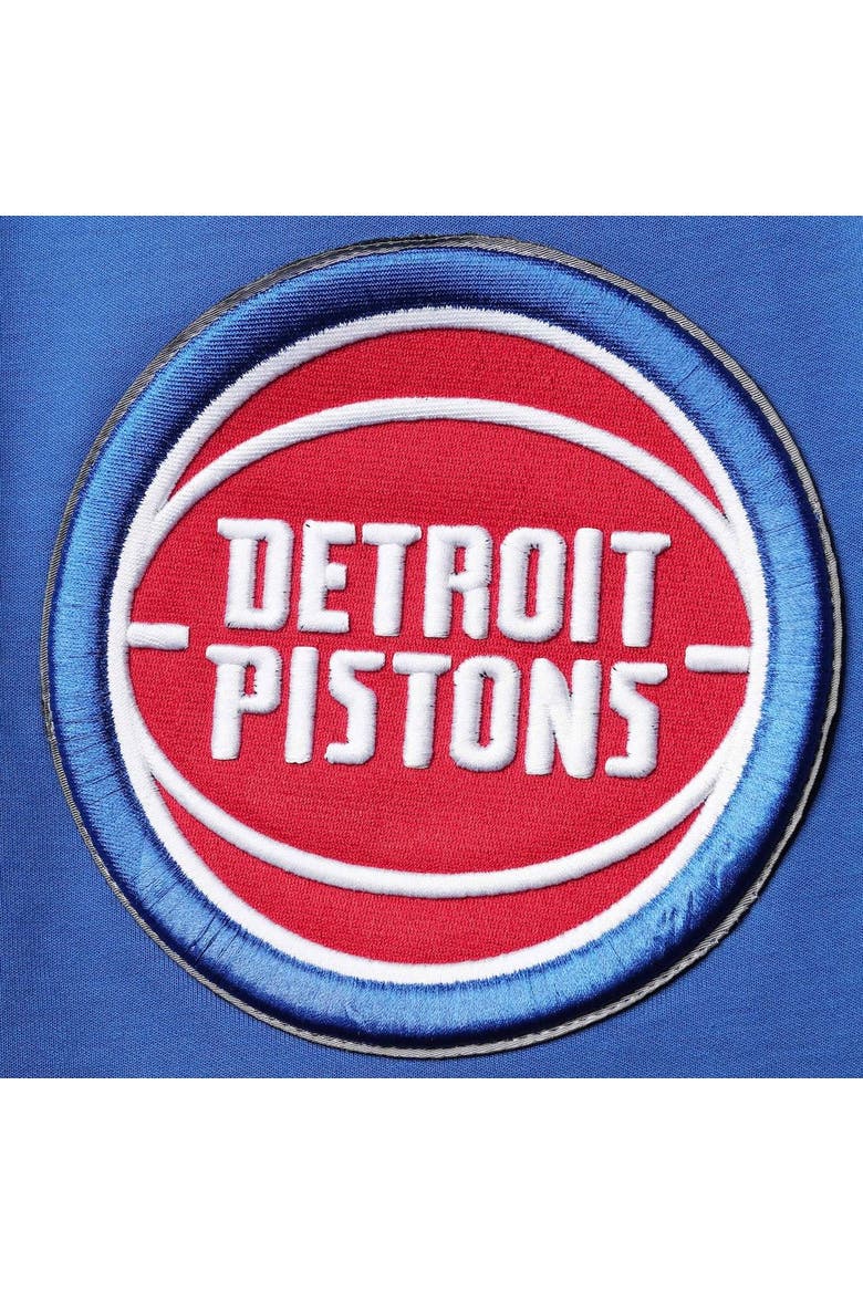 Men's Pro Standard Blue Detroit Pistons Chenille Shorts, Alternate, color, Blue
