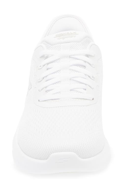 Skechers Go Walk Slip-on Sneaker In White
