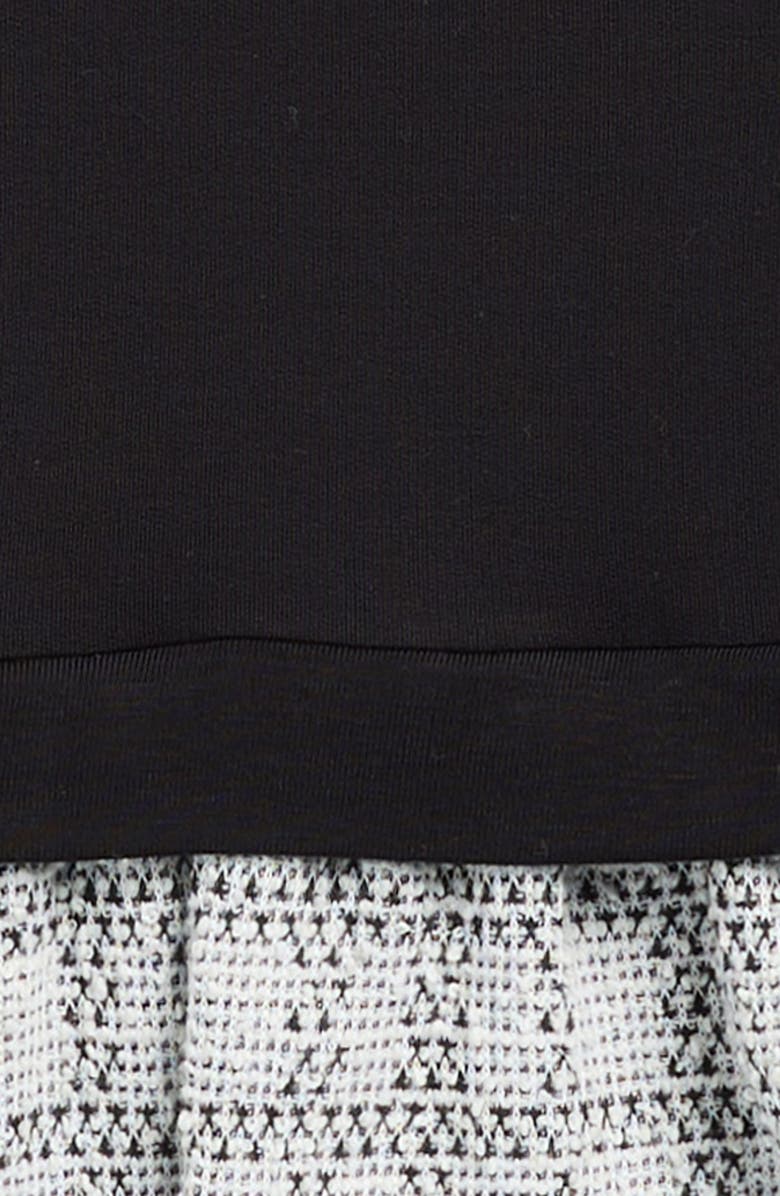 Splendid Supersoft Mock Two-Piece Dress, Alternate, color, Black