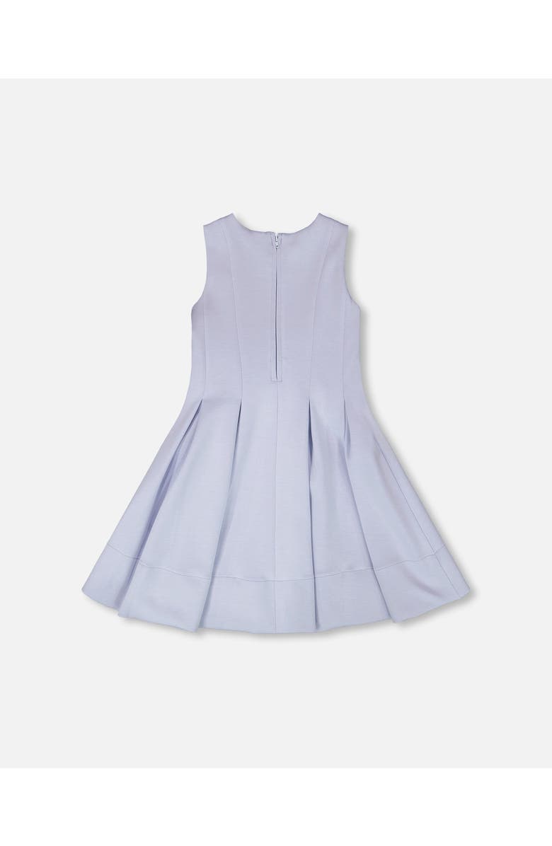 Deux par Deux Sleeveless Neoprene Fitted Dress, Alternate, color, Lavender