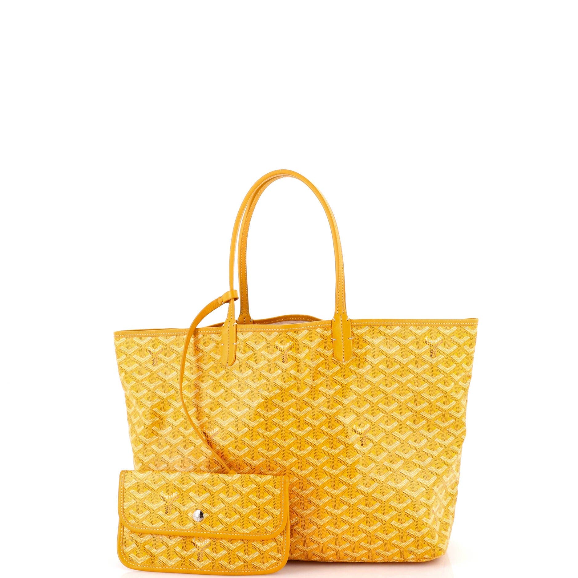 Pre-Owned Goyard Saint Louis Tote Coated Canvas PM, Alternate, color, Yellow