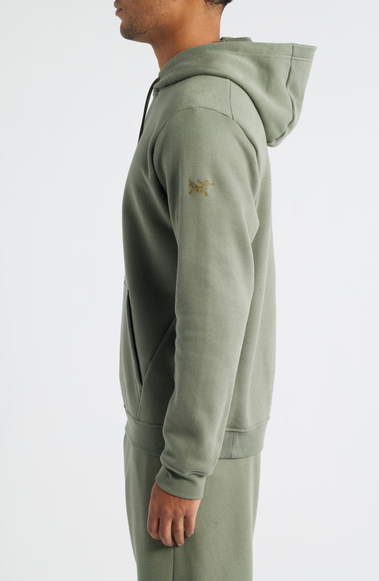 Arc'teryx Emblem Fleece Hoodie, Alternate, color, Forage