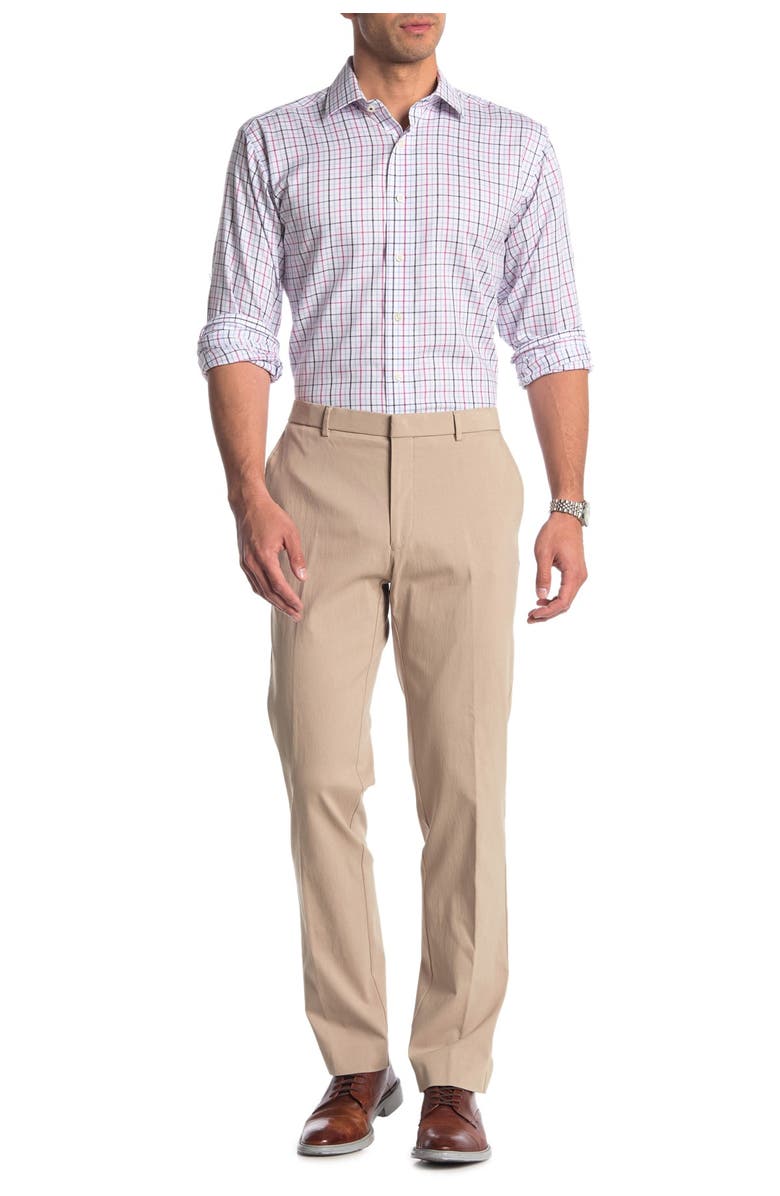 Tommy Hilfiger Twill Tailored Suit Separate Pants, Alternate, color, Tan