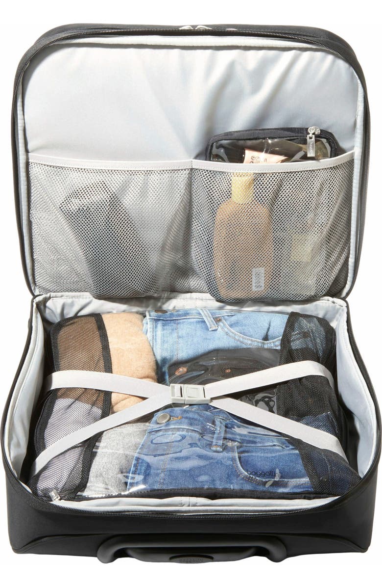 BAGGALLINI 2 Wheel Tote Carry On Roller Luggage, Alternate, color,