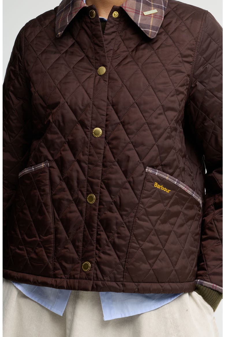 Icons Quilted Jacket, Alternate, color, RUSTIC/ MUTED