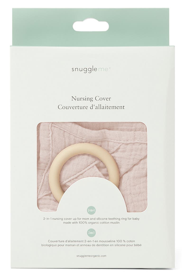 Organic Cotton Nursing Cover, Main, color, PETAL