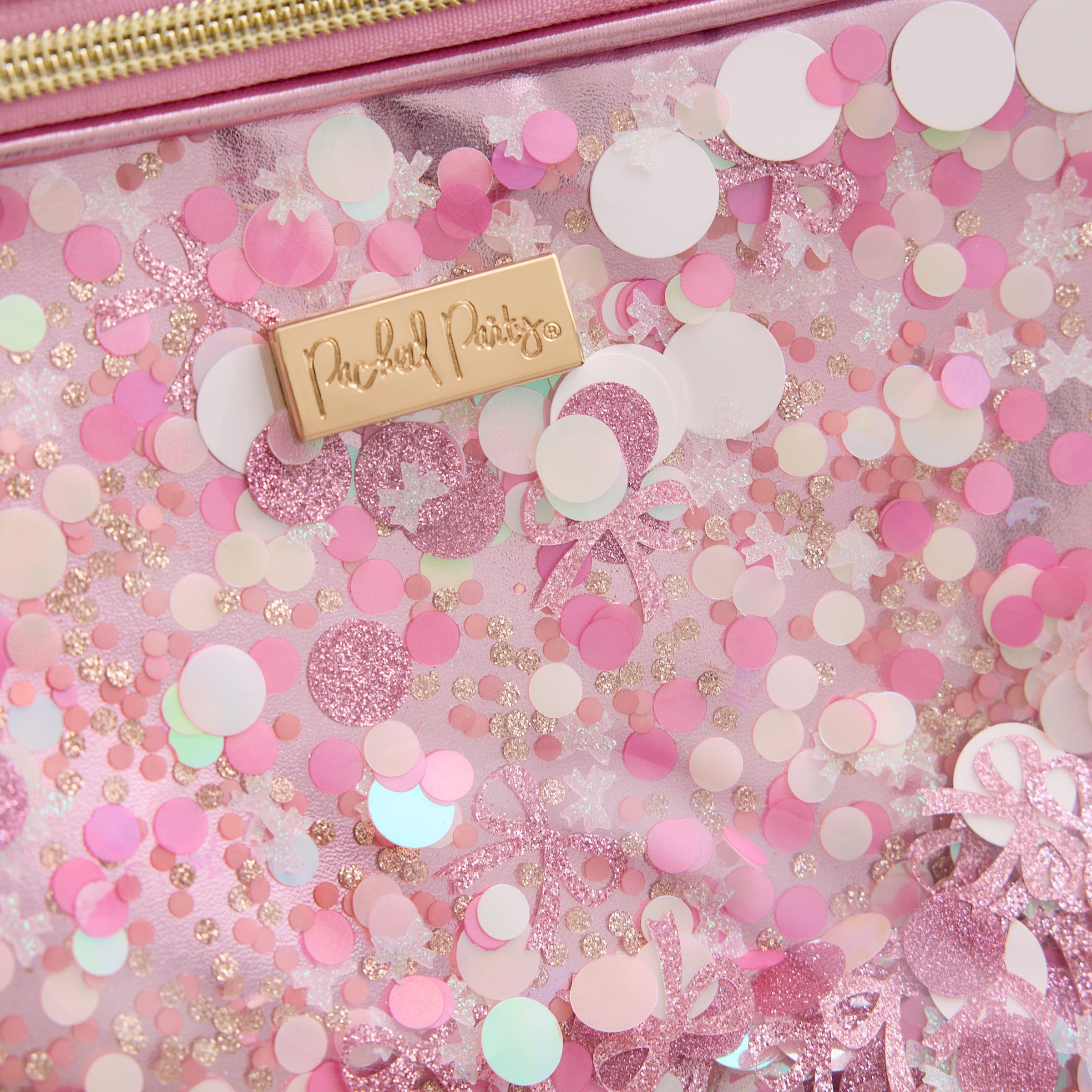 Pink Confetti-Filled Lunchbox, Alternate, color, Pink