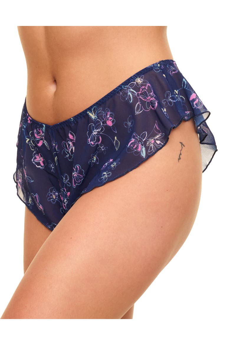 Graciela Cheeky Panties, Main, color, Floral blue