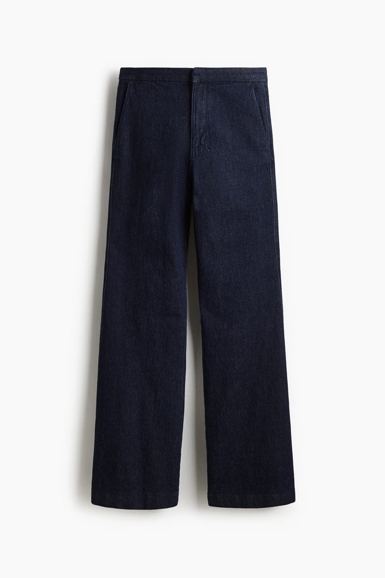 Flared High Jeans, Alternate, color, Dark denim blue
