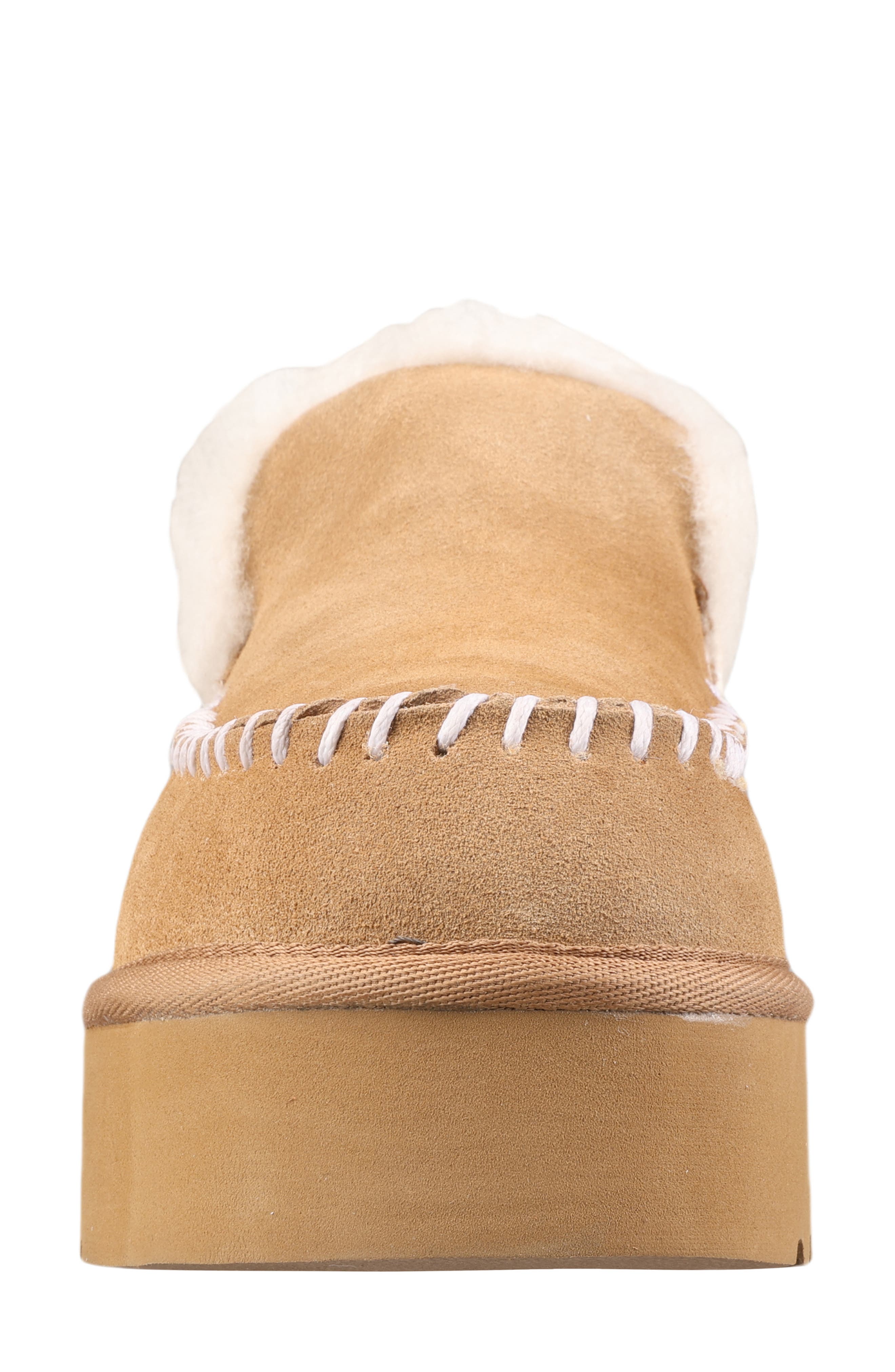 Suede Genuine Shearling Lined Water Repellent Boot, Alternate, color, SAND