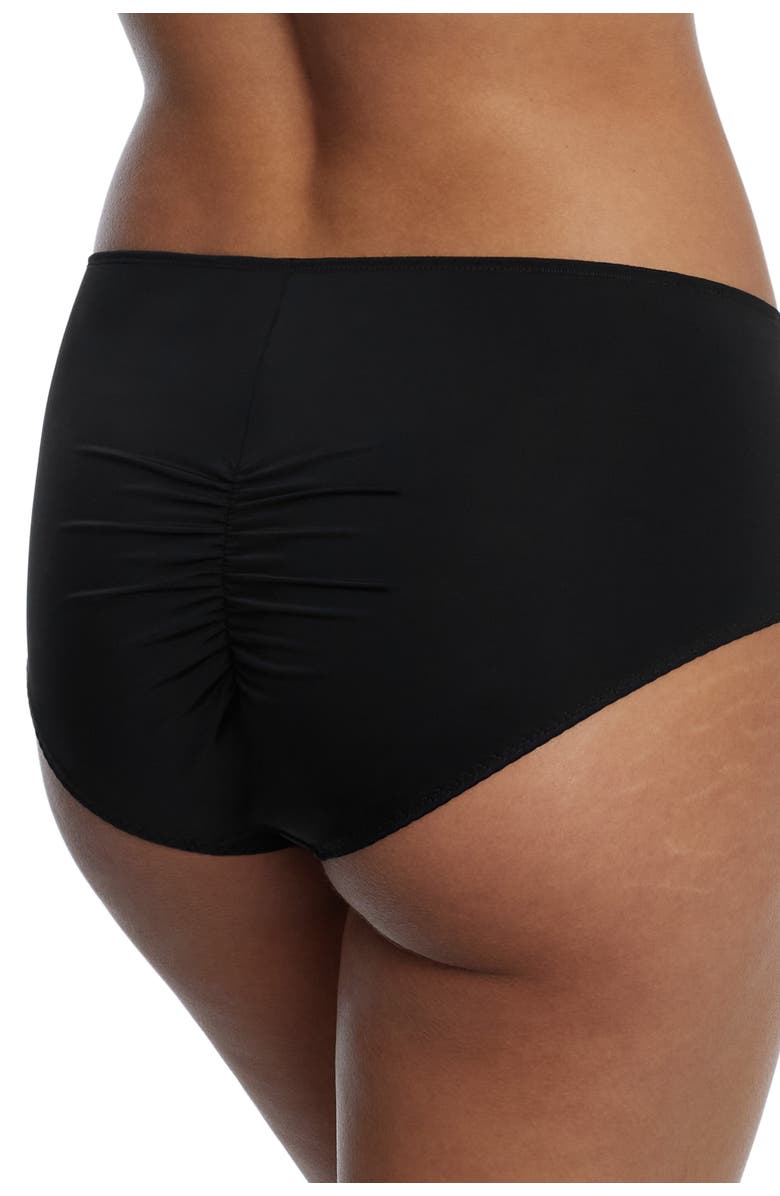 Skarlett Blue Entice Front Lace Brief, Alternate, color, Black/Rose Gold