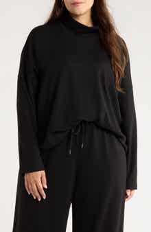 CaslonÂź Drop Shoulder Turtleneck Top
