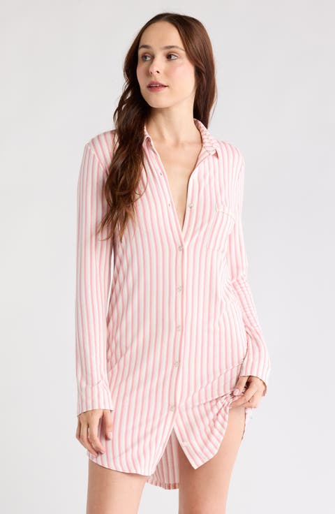 Tranquility Button Front Nightshirt