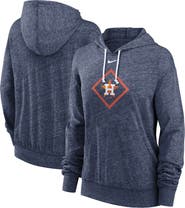 Nike Women's Nike Navy Houston Astros Diamond Icon Gym Vintage Lightweight Hooded Top