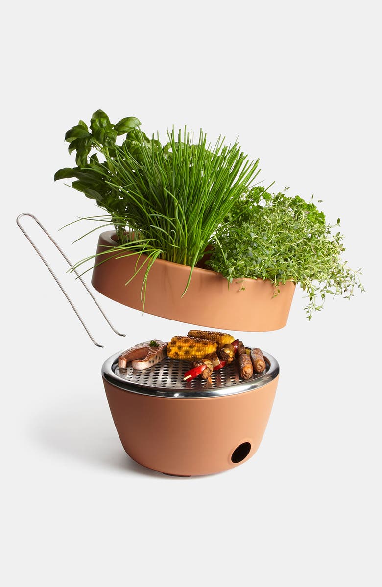 black+blum Two-in-One Planter & Barbecue, Main, color,