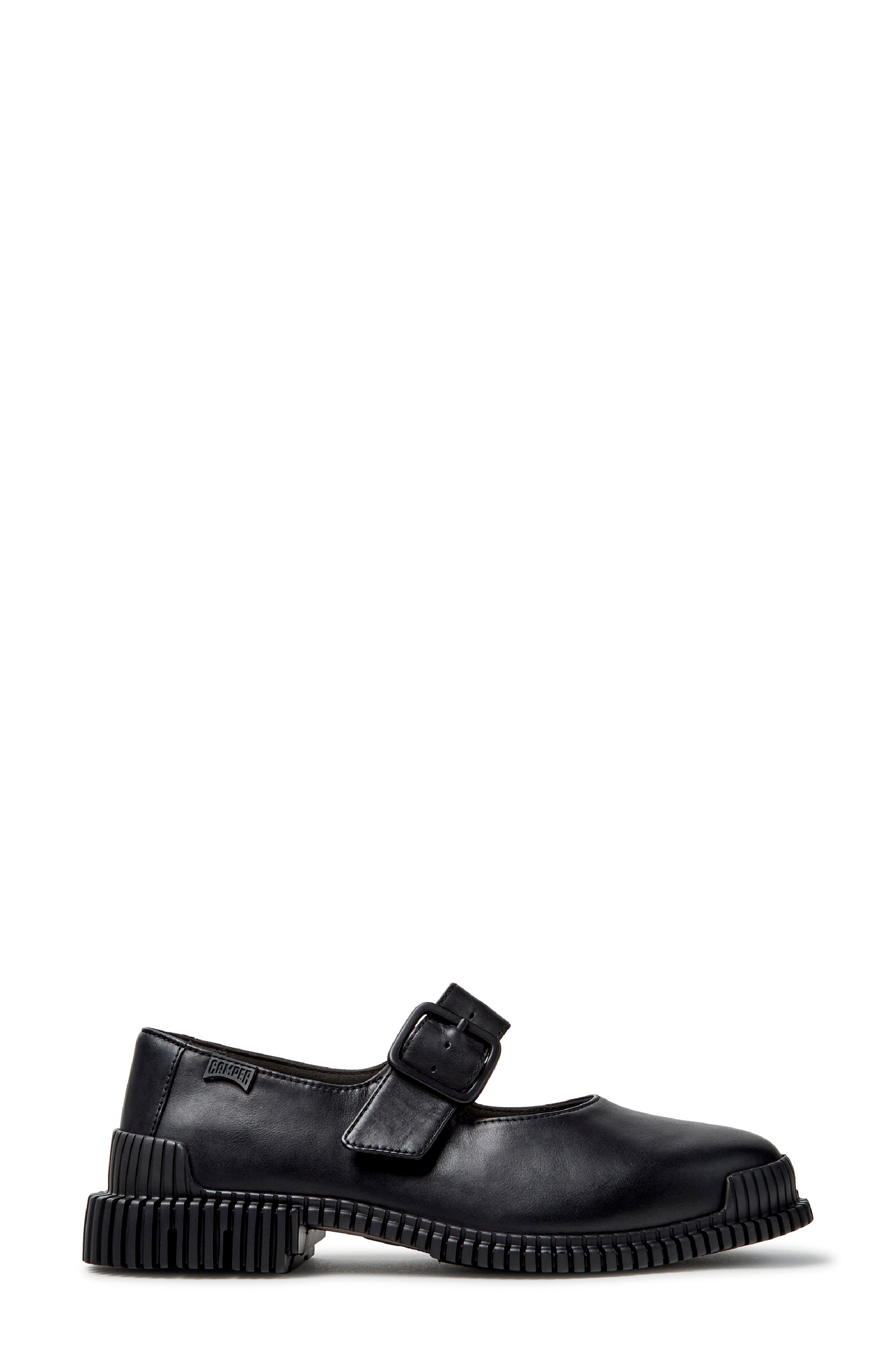 Pix Mary Jane Flat, Alternate, color, BLACK