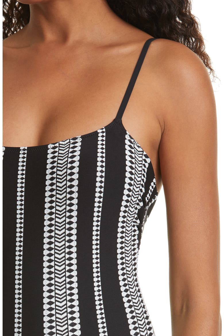 Luchia One-Piece Swimsuit, Alternate, color, BLACK