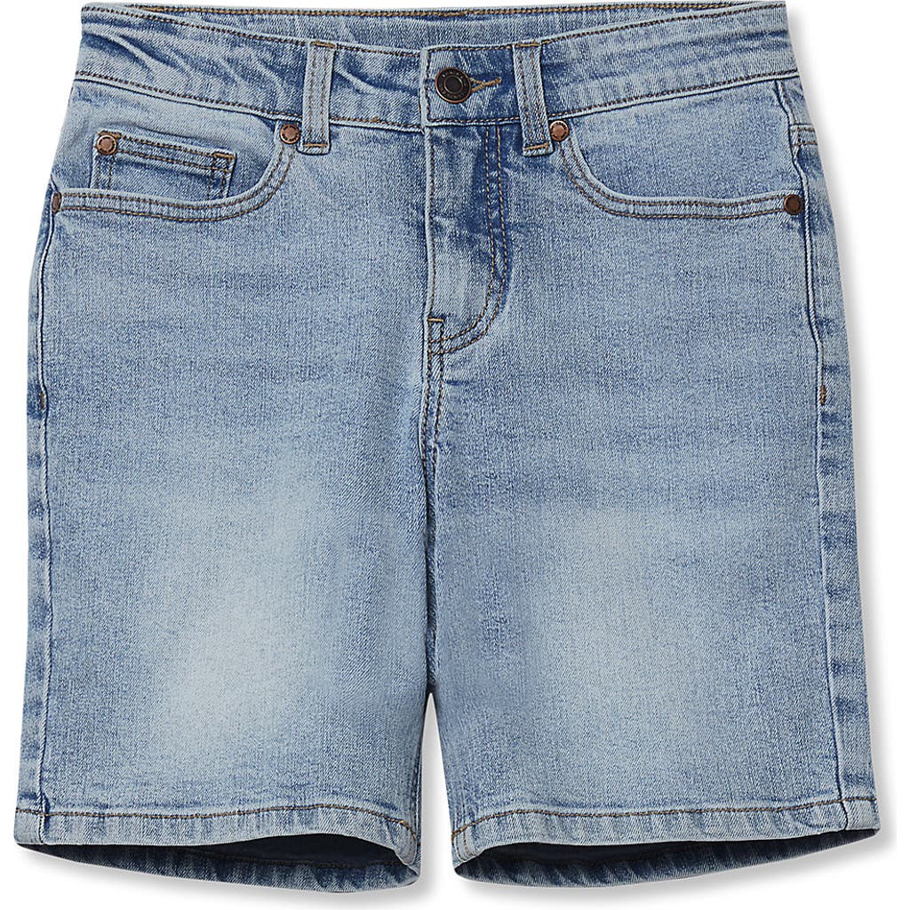 Lands' End Kids' Boys Denim Shorts In Blue