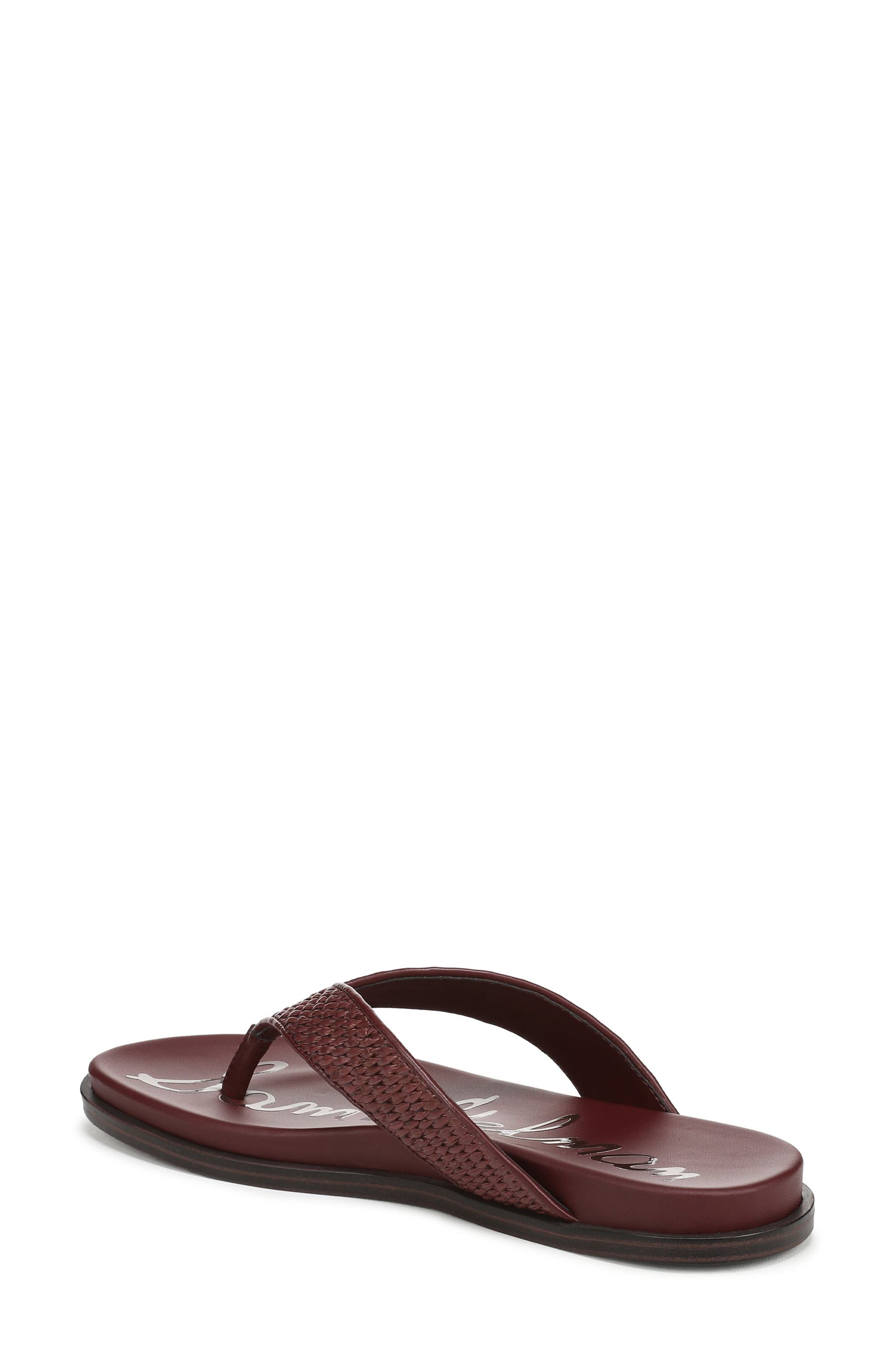 Lila Flip Flop, Alternate, color, BRICK