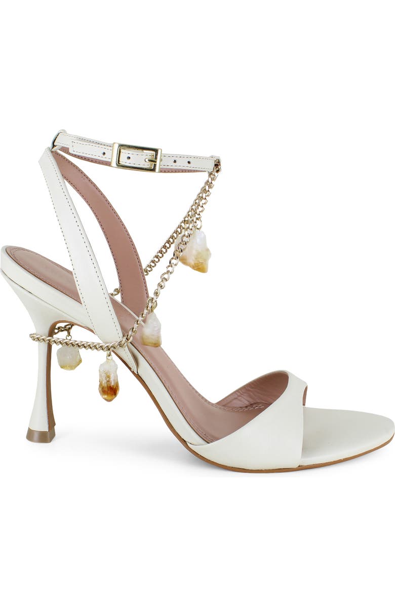 BCBGMAXAZRIA Pacificia Chain Strap Sandal, Alternate, color, Milk