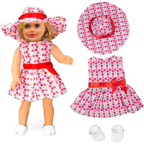Summer Sundress Doll Outfit (3 Pc Set)