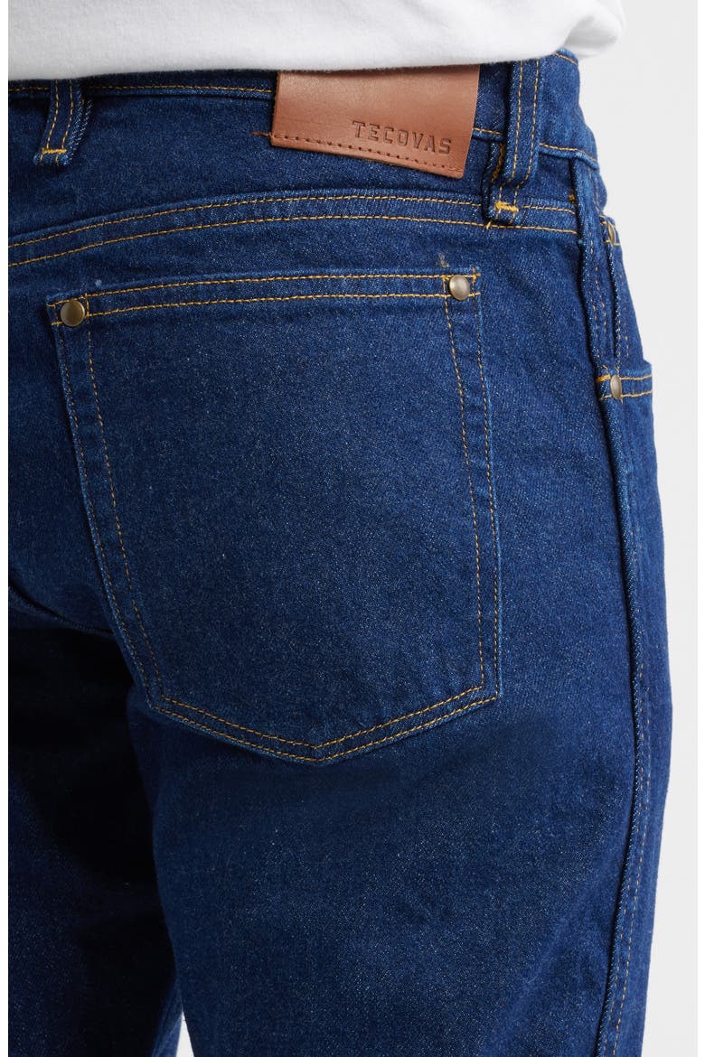 Slim Straight Heritage Denim Jeans, Alternate, color, DARK BLUE