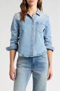 Pistola Jules Fitted Denim Snap-Up Shirt