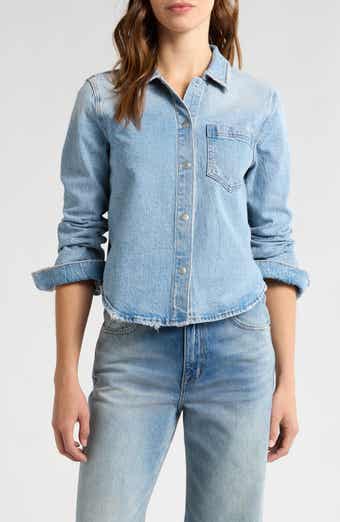 Pistola Jules Fitted Denim Snap-Up Shirt