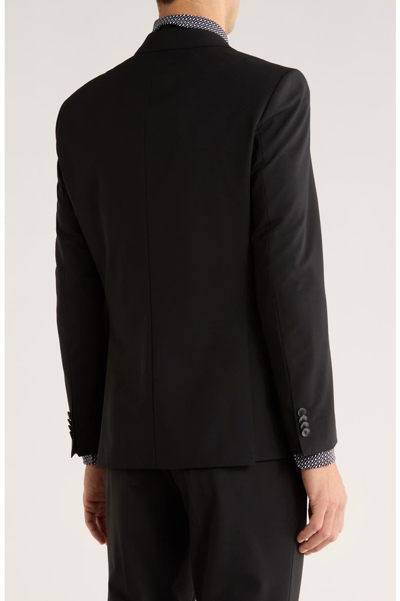 Huge Virgin Wool Blend Sport Coat, Alternate, color, BLACK