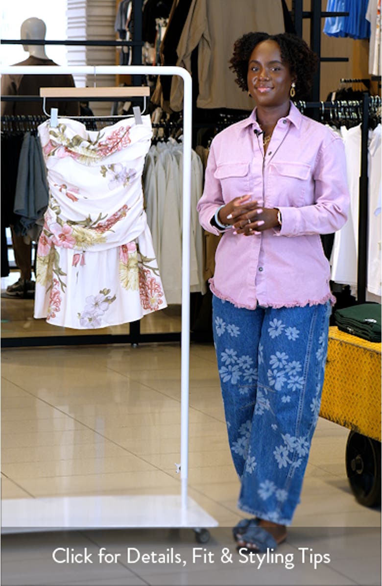 Tiff Strapless Minidress, sales video thumbnail