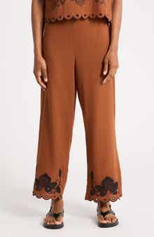 Embroidered Pants