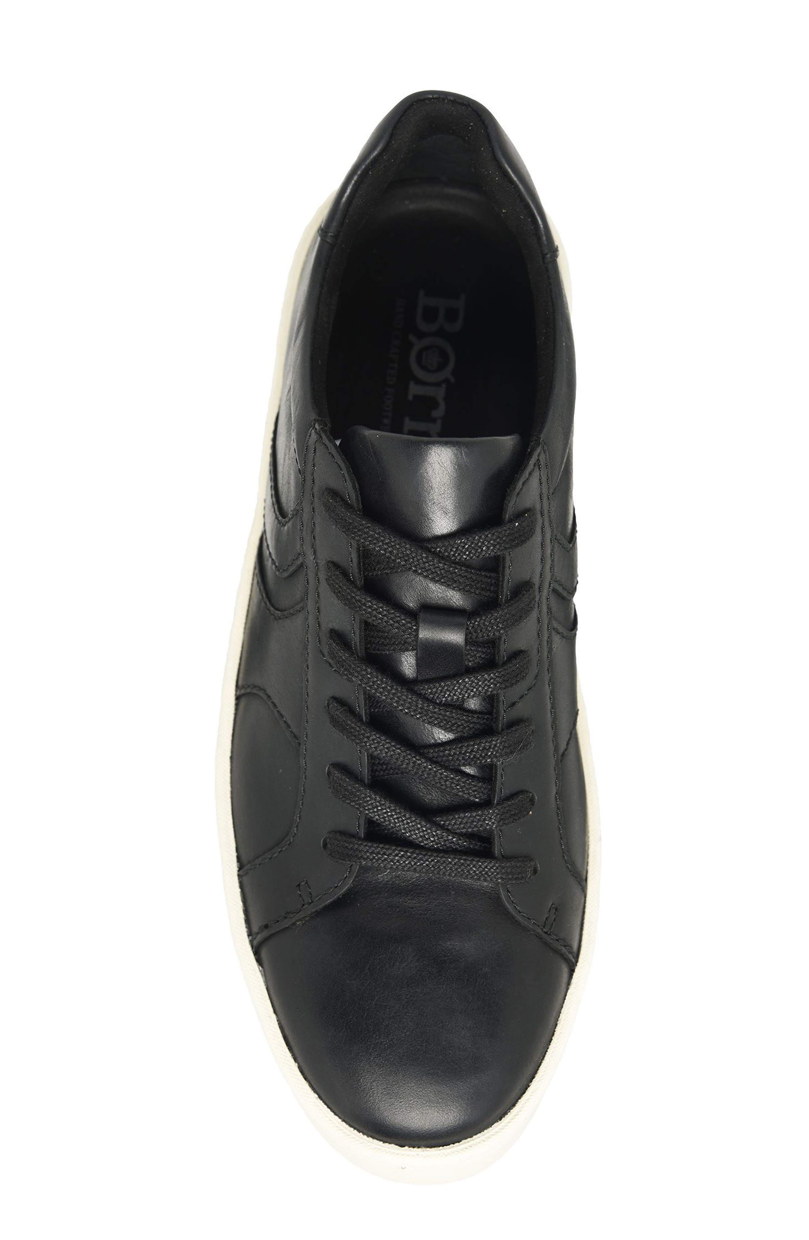 Børn Beck Tie Low Top Sneaker, Alternate, color, Black F/ G W/ White Btm