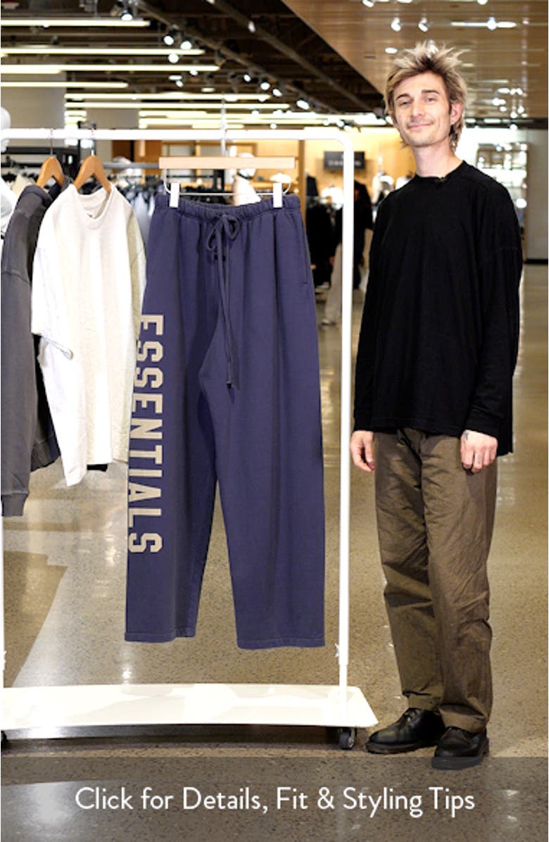 Relaxed Fit Heavy Fleece Sweatpants, sales video thumbnail