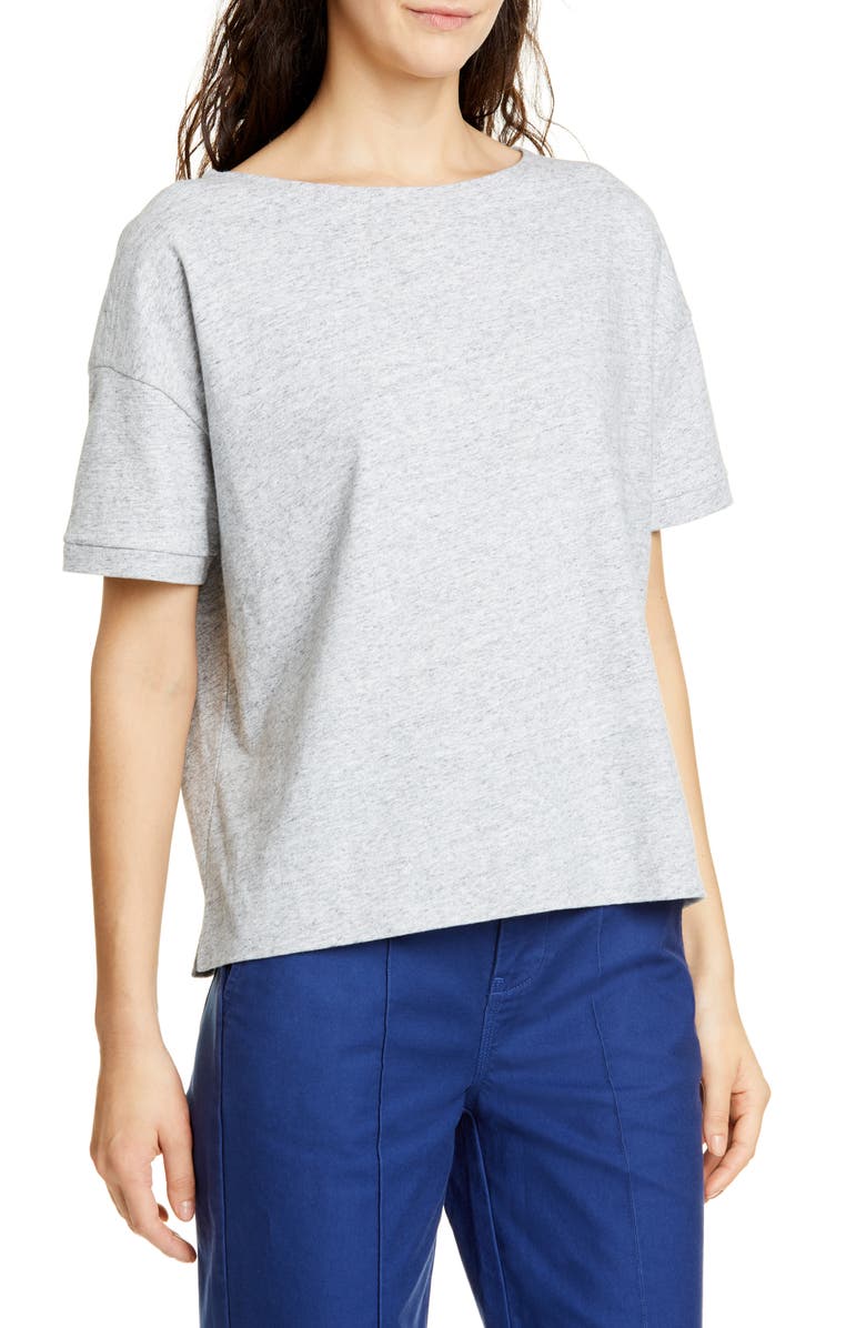 Alex Mill Heather Boxy Slub Tee, Alternate, color,