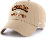 '47 Men's '47 Khaki Texas Longhorns Region Clean Up Adjustable Hat
