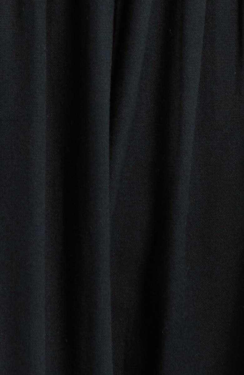 Elan Ruffle Cover-Up Sundress, Alternate, color, Black