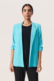 Soaked in Luxury Shirley 3/4 Sleeve Open Front Blazer