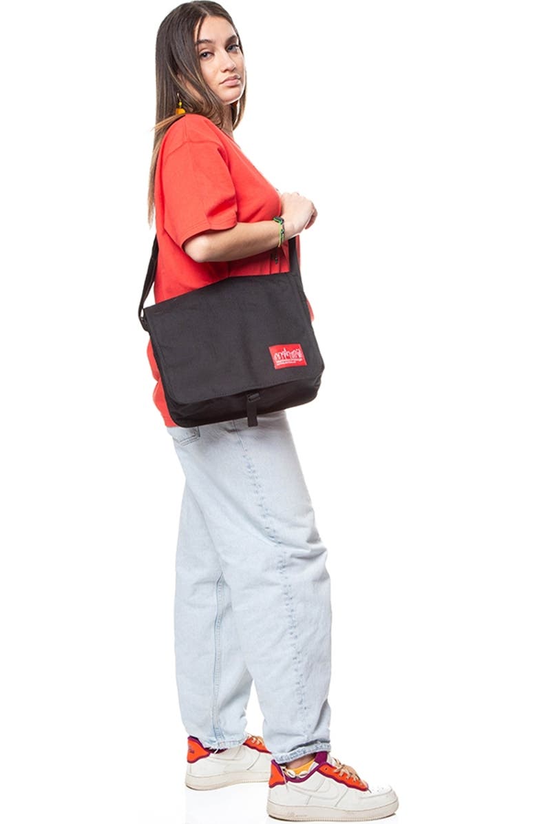 Manhattan Portage DJ Crossbody Bag, Alternate, color, Black